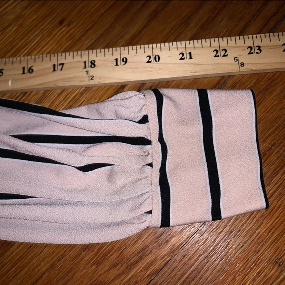 Adrianna Papell Striped Blouse - Picture 4 of 8